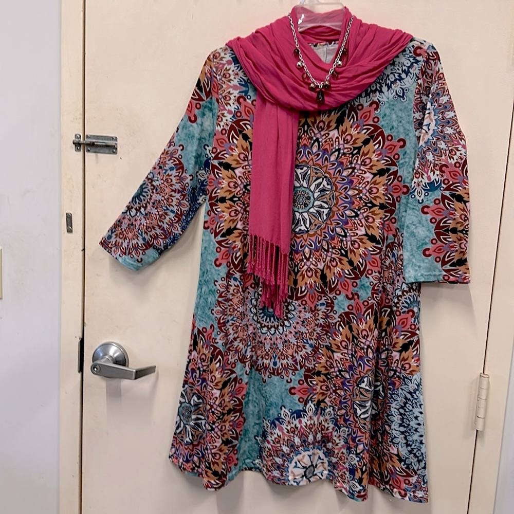 Mandala Mini-dress! Super cute, super vibrant and bursting with positivity!
